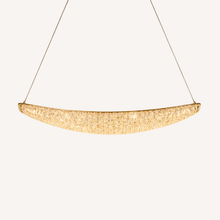 Champagne Crystal Linear Chandelier - Auroline
