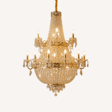 Gilded Crystal Classic Chandelier - Elegancia
