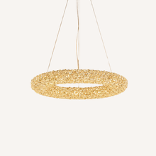 Aurion - Golden Crystal Ring Chandelier