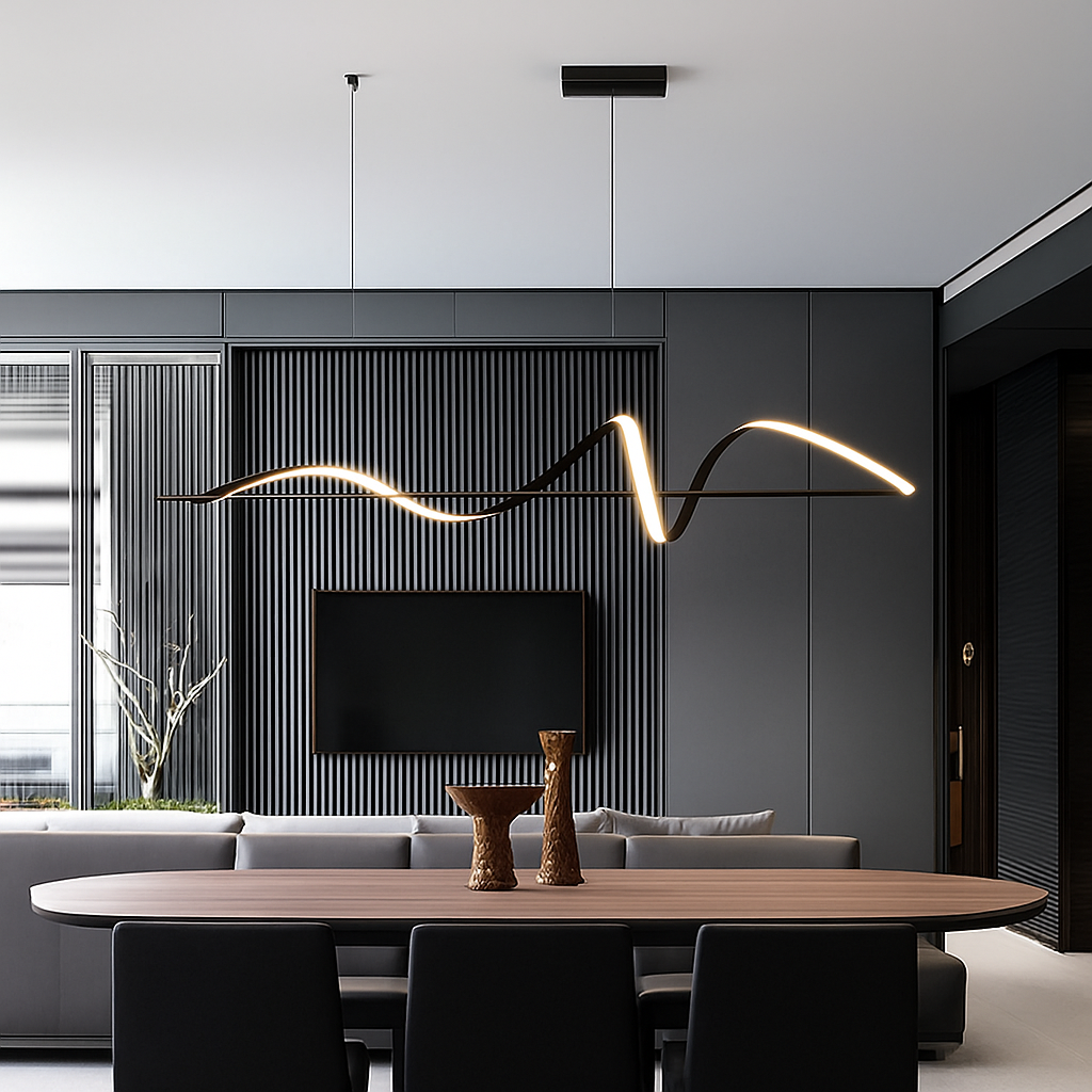 Suspension barre LED linéaire Baréa