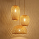 NATURA - Triple rattan pendant light – Warm atmosphere