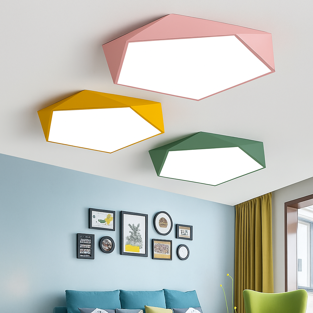 Polyélis installé au plafond d'une chambre