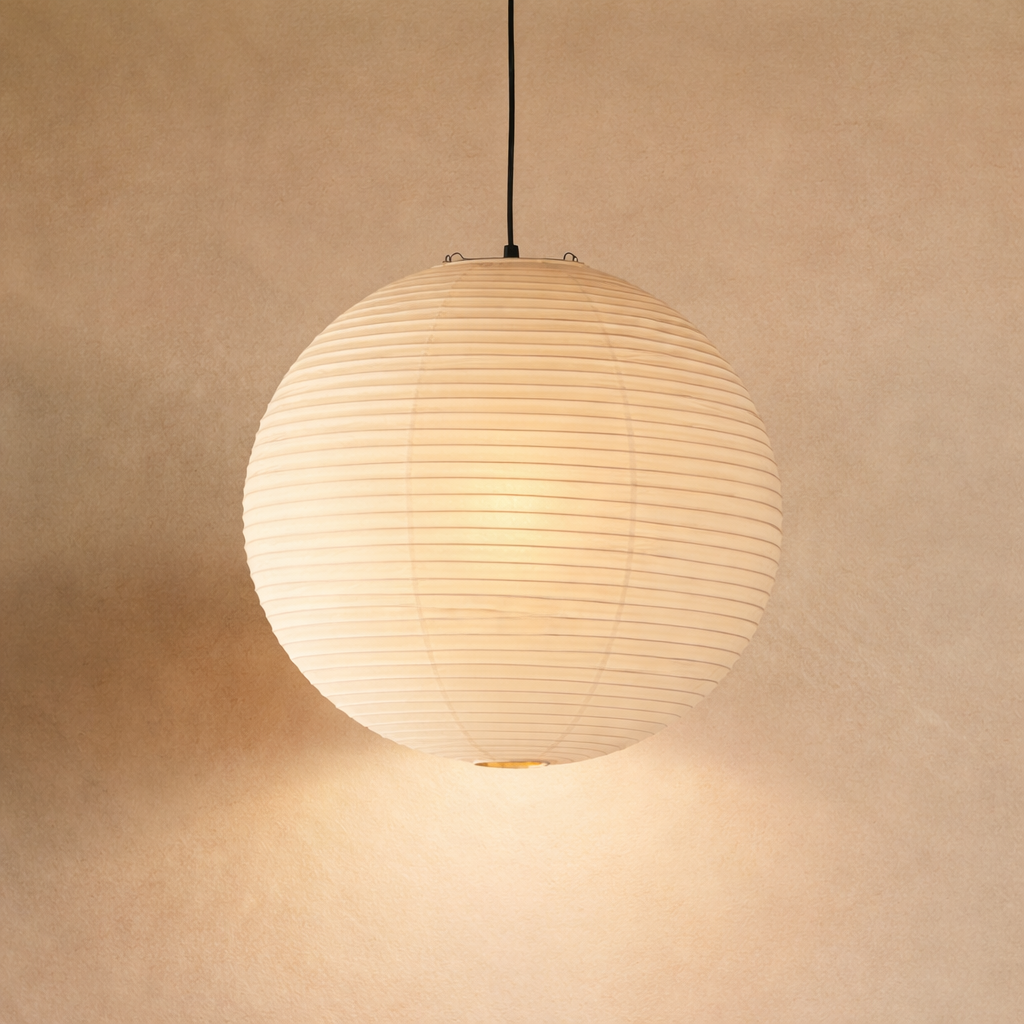 Akari Japanese Paper Sphere Suspension Lamp – Sérora