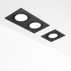Spot LED encastré double COB blanc