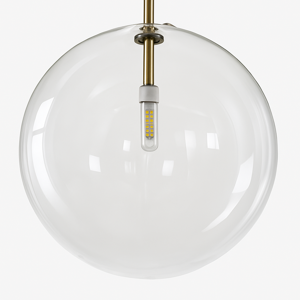 Comparaison des cinq diamètres de la suspension boule