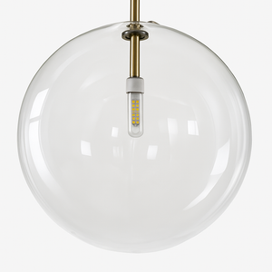 Comparaison des cinq diamètres de la suspension boule