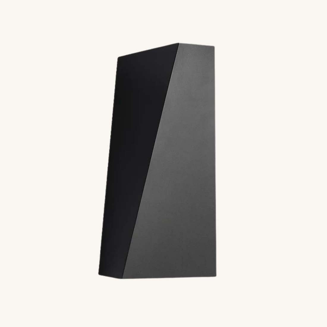 Aplique de pared LED biselado negro o blanco - Biséil