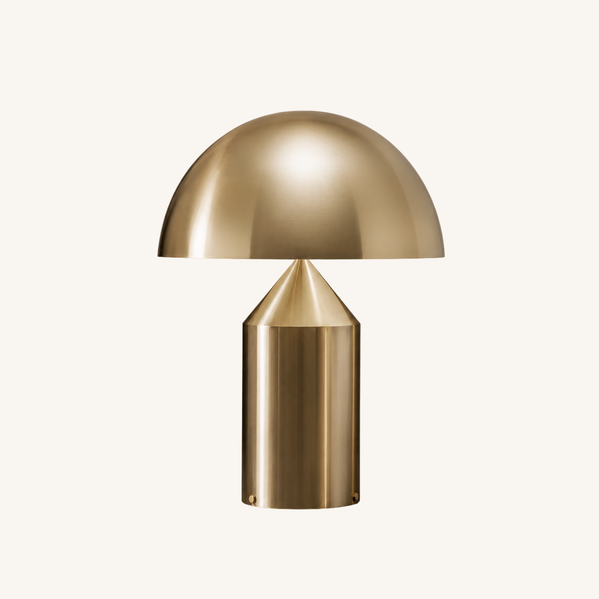 Golden Metal Table Lamp with Dome Shade – Oréa