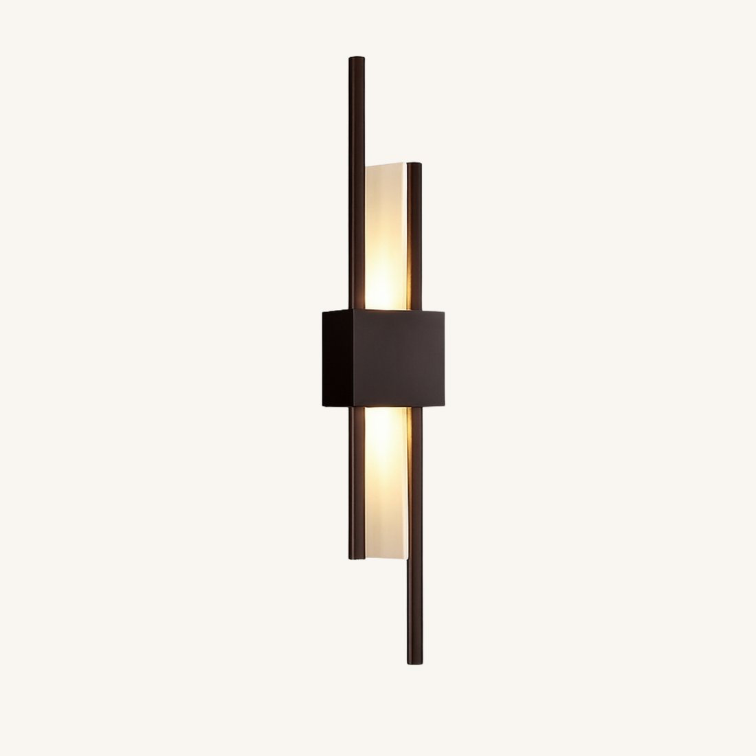 LED-Wandleuchte in Stabform Schwarz oder Gold - Barréil