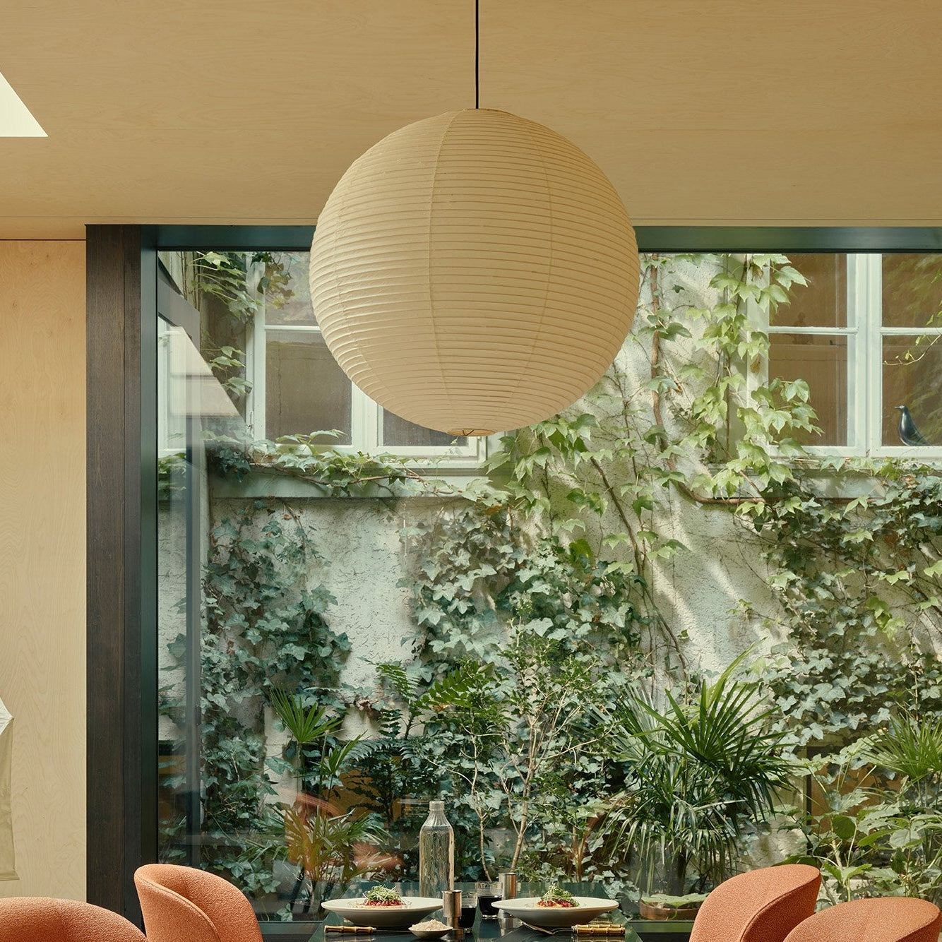 Akari Japanese Paper Sphere Suspension Lamp – Sérora